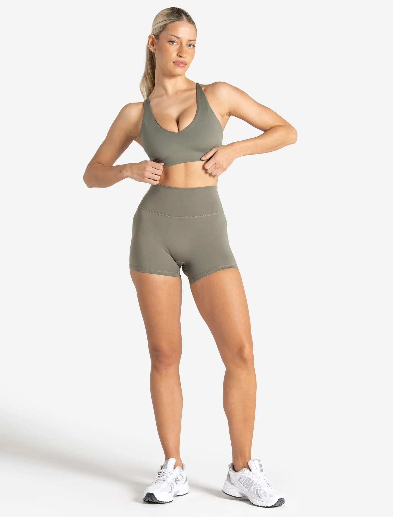 Allure Short Length Shorts - Dusky Sage