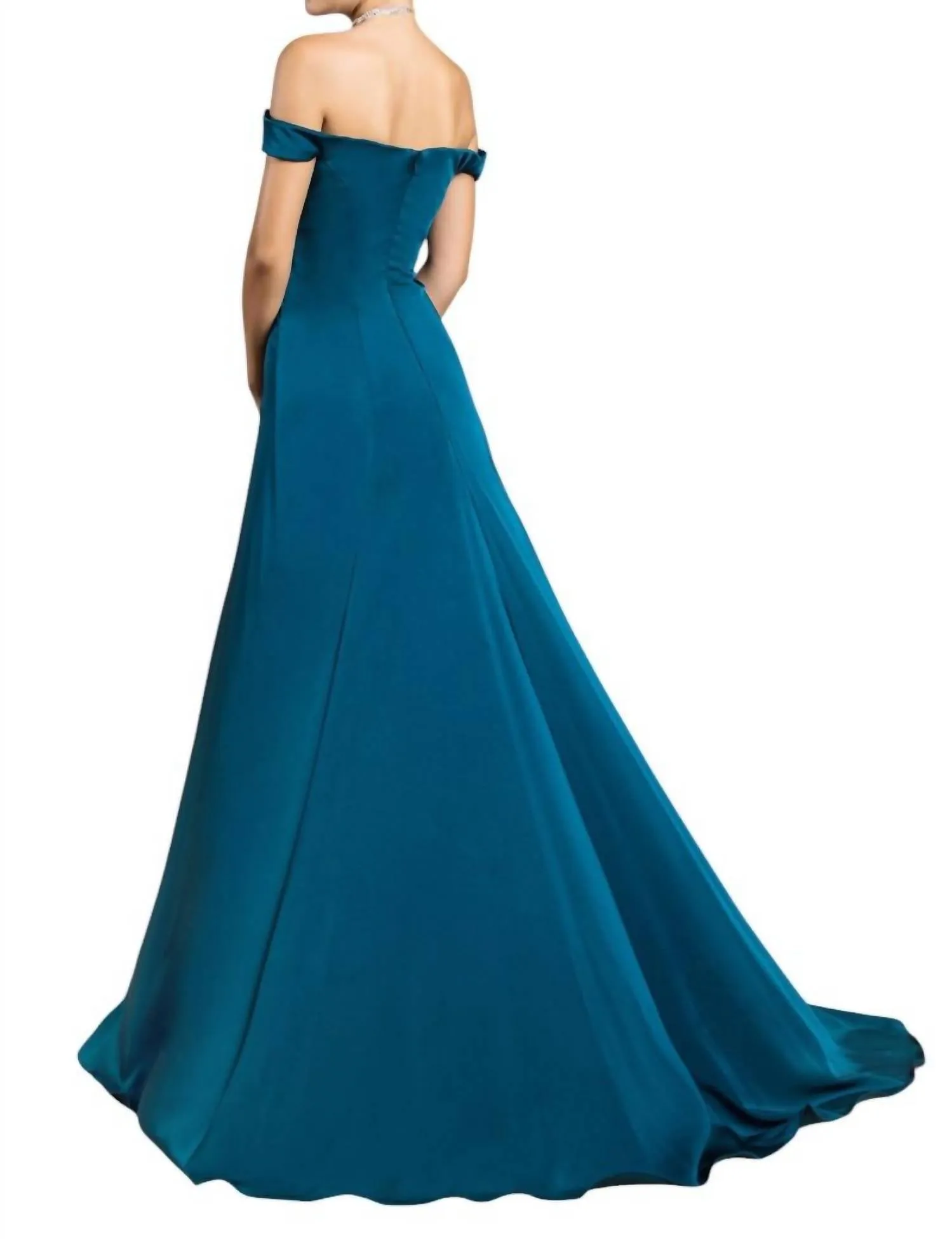 Andrea & Leo Couture - DUAL LACE/CREPE GOWN