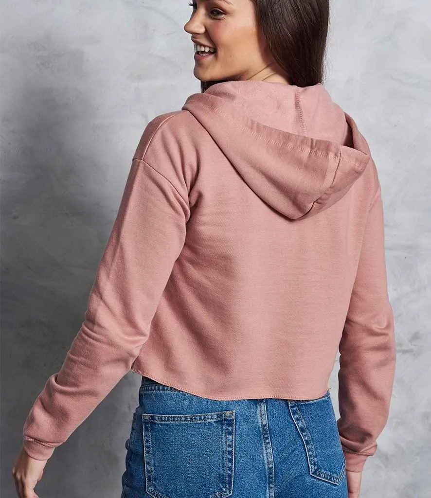 AWDis Ladies Cropped Hoodie