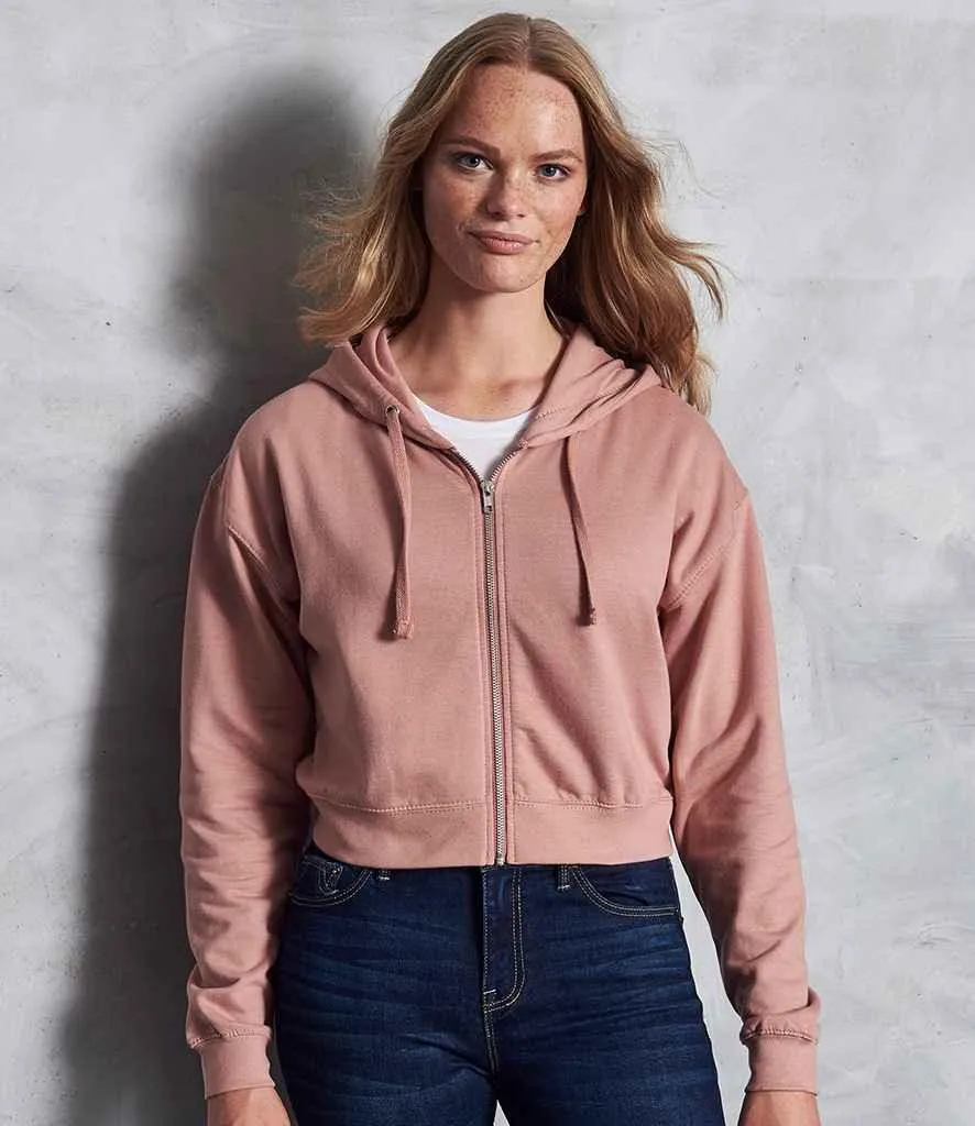 AWDis Ladies Cropped Zoodie