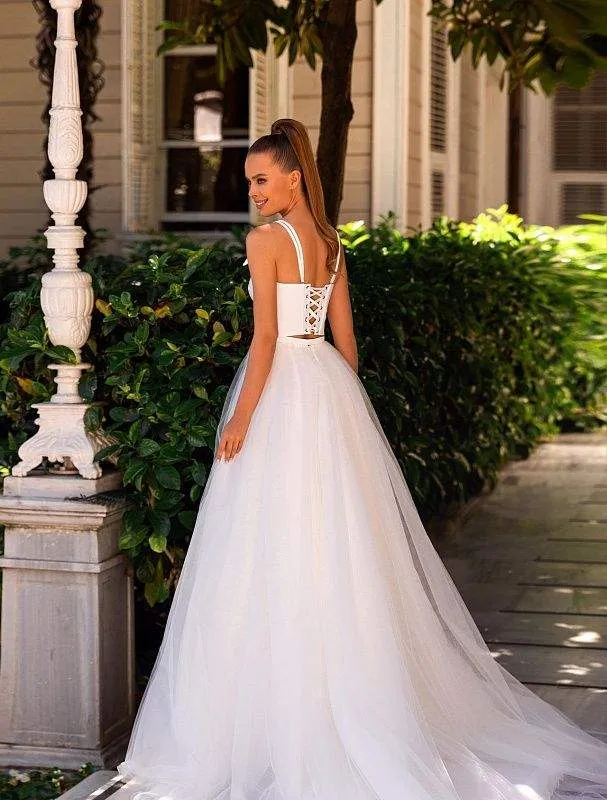 Beans White Wedding Dress
