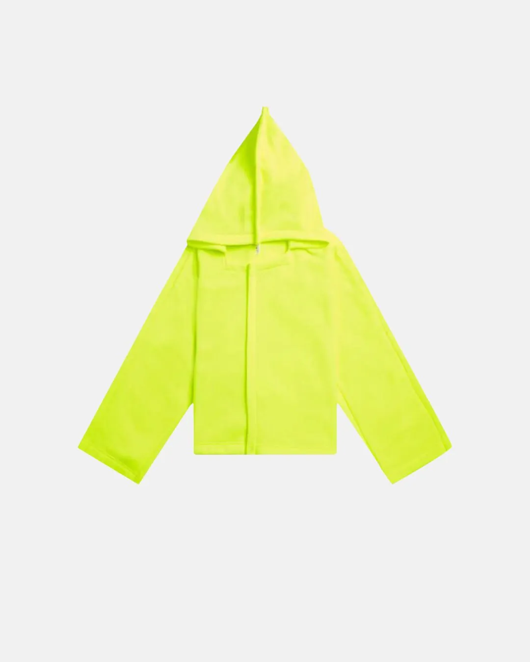 Comme Des Garcons Cropped Hoodie Fluo Yellow