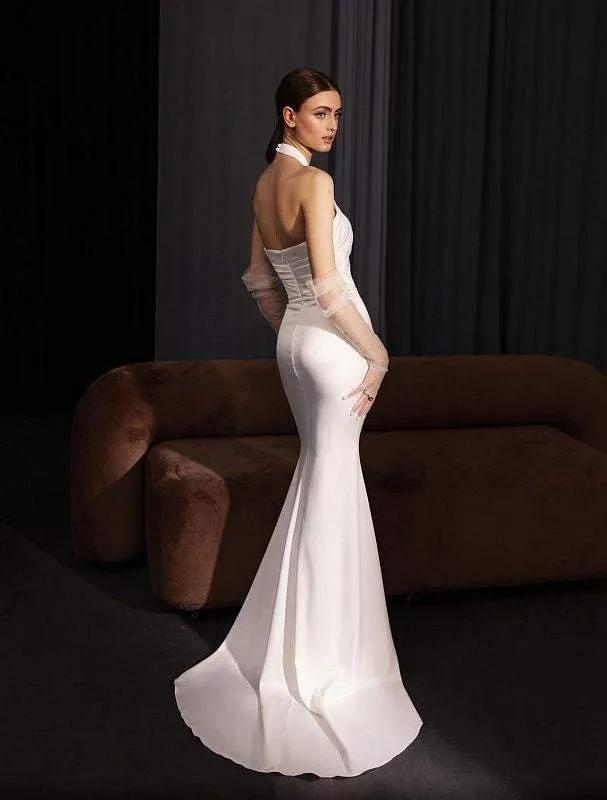 Cube Sugar White Wedding Dress