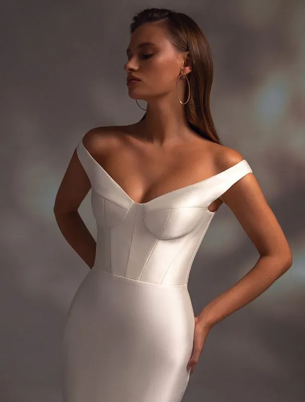 Divine White Wedding Dress