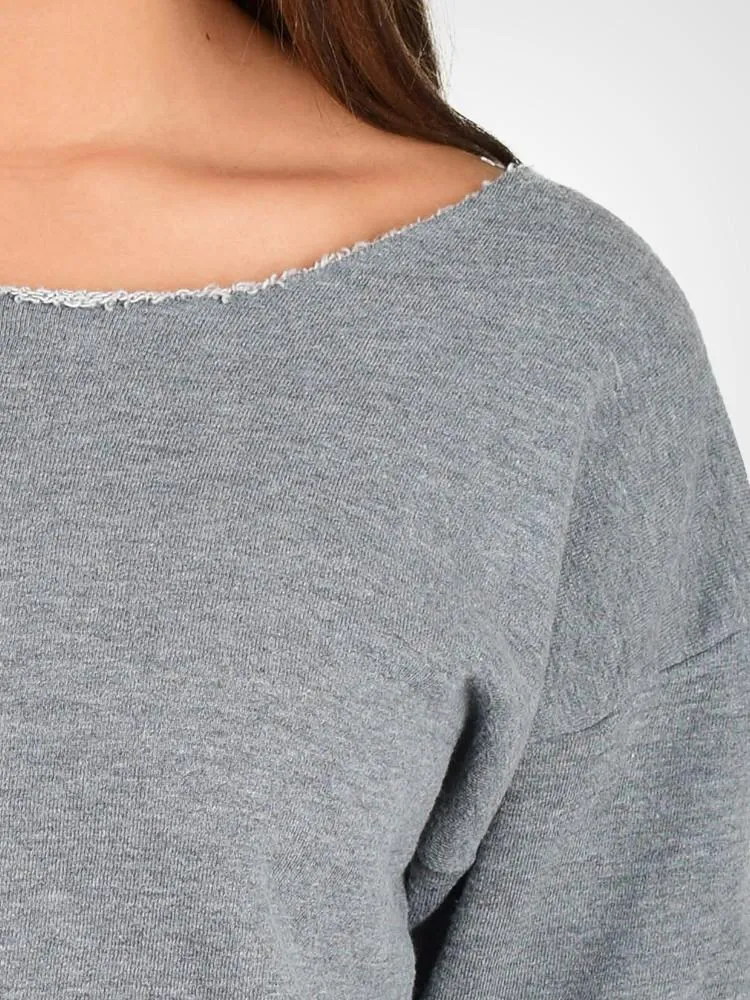 Flash Cropped Sweatshirt