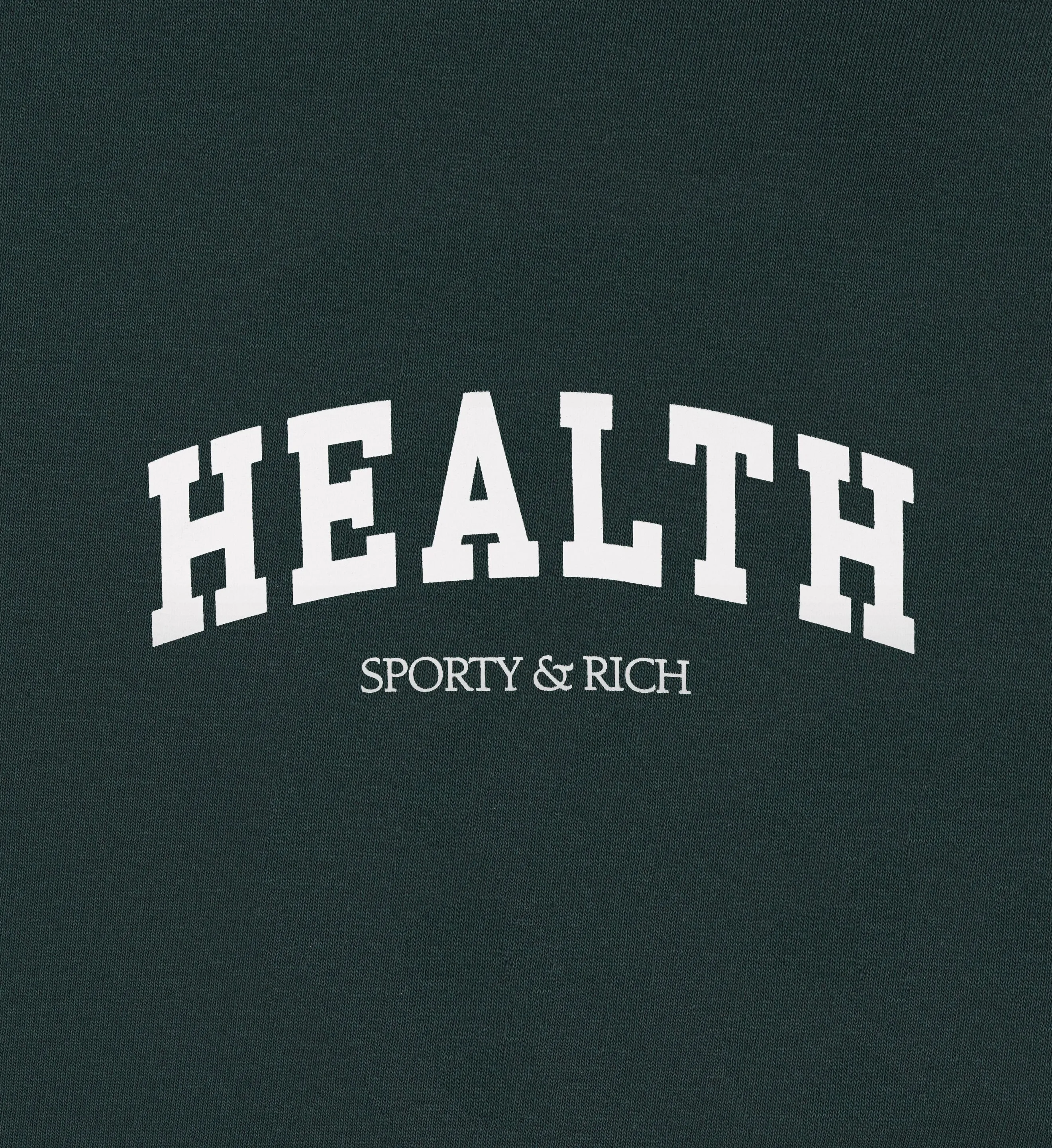 Health Ivy Cropped Hoodie - Forest