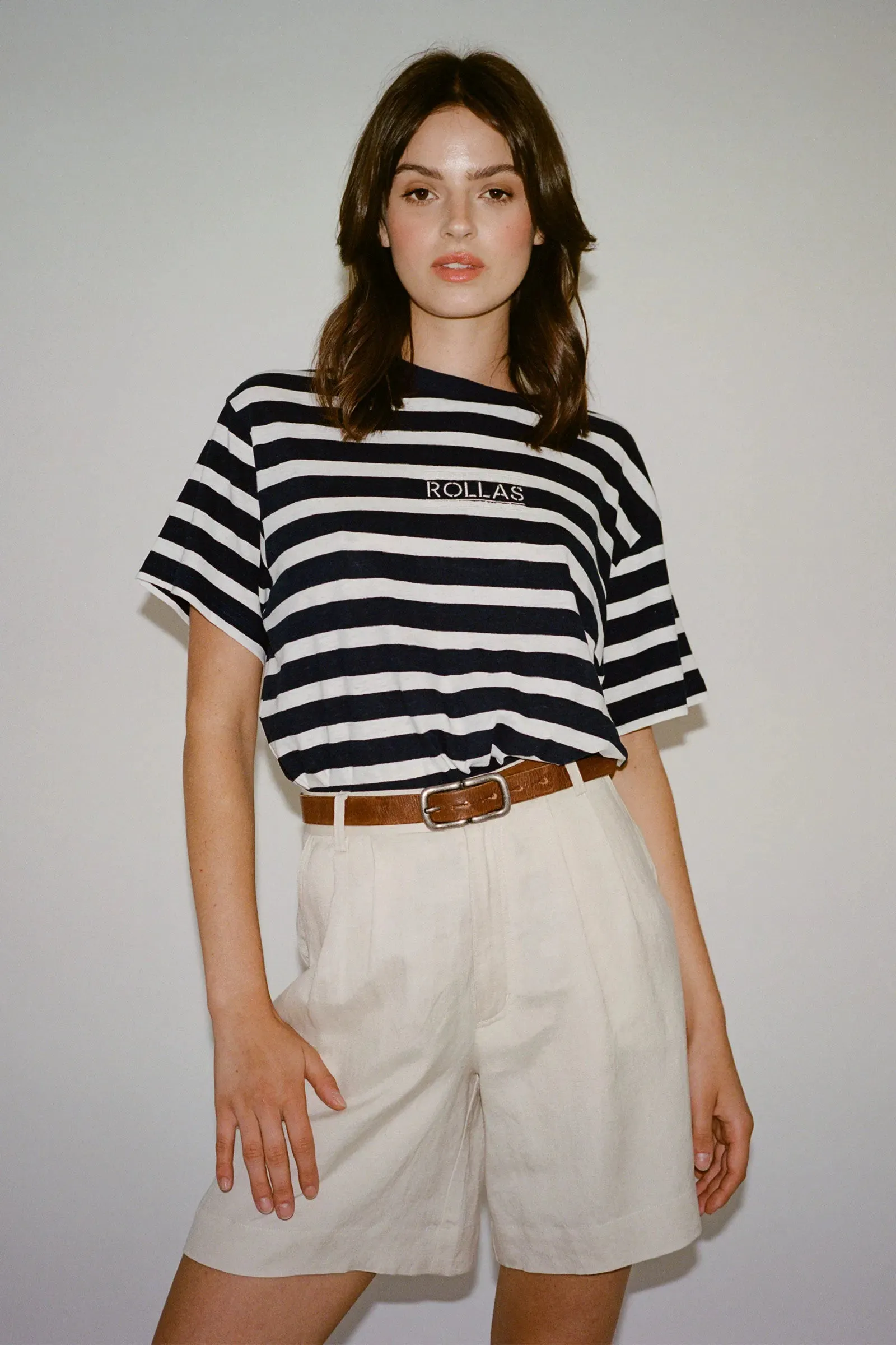 HORIZON SHORT LINEN | BISCUIT