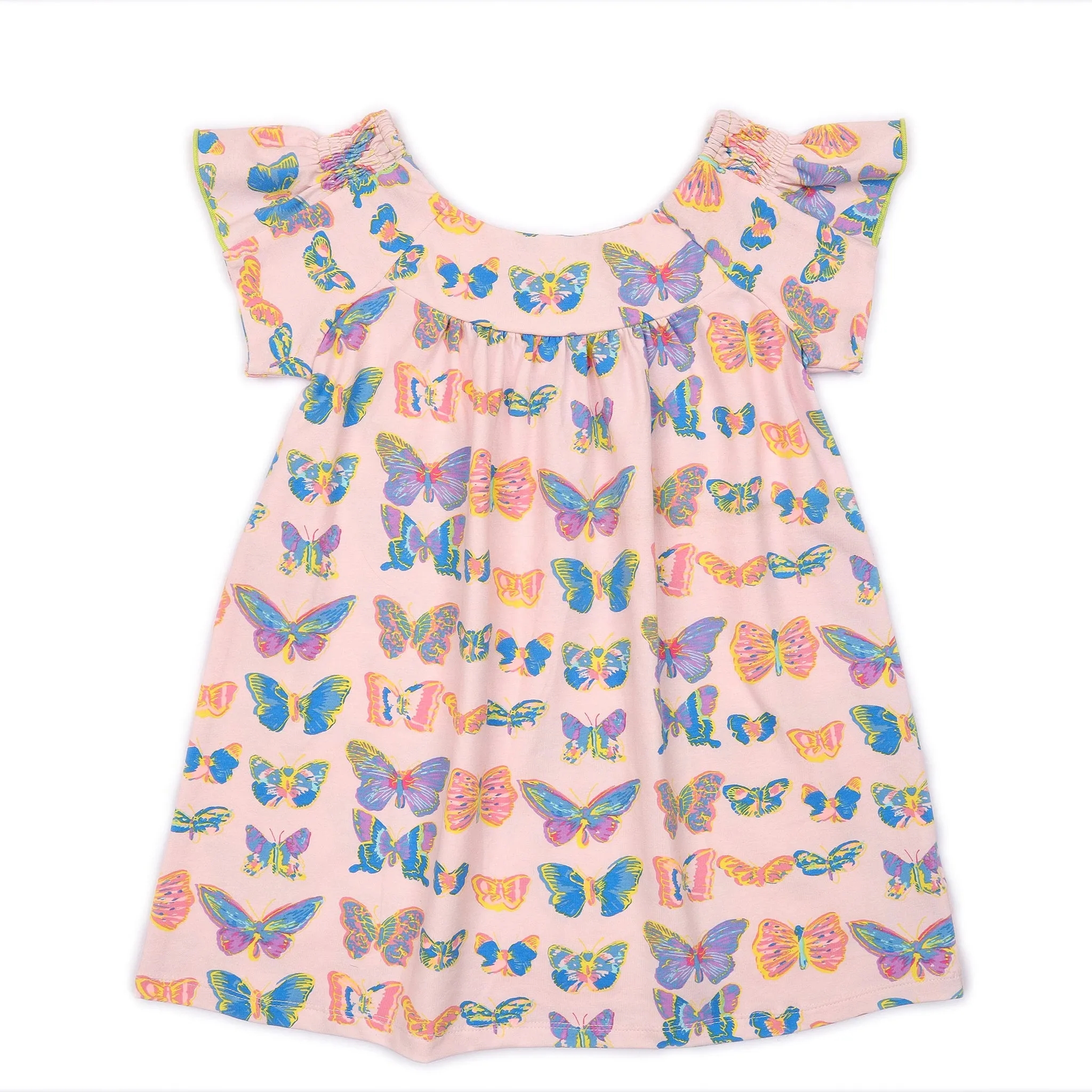 Kids Smocking Shift Dress