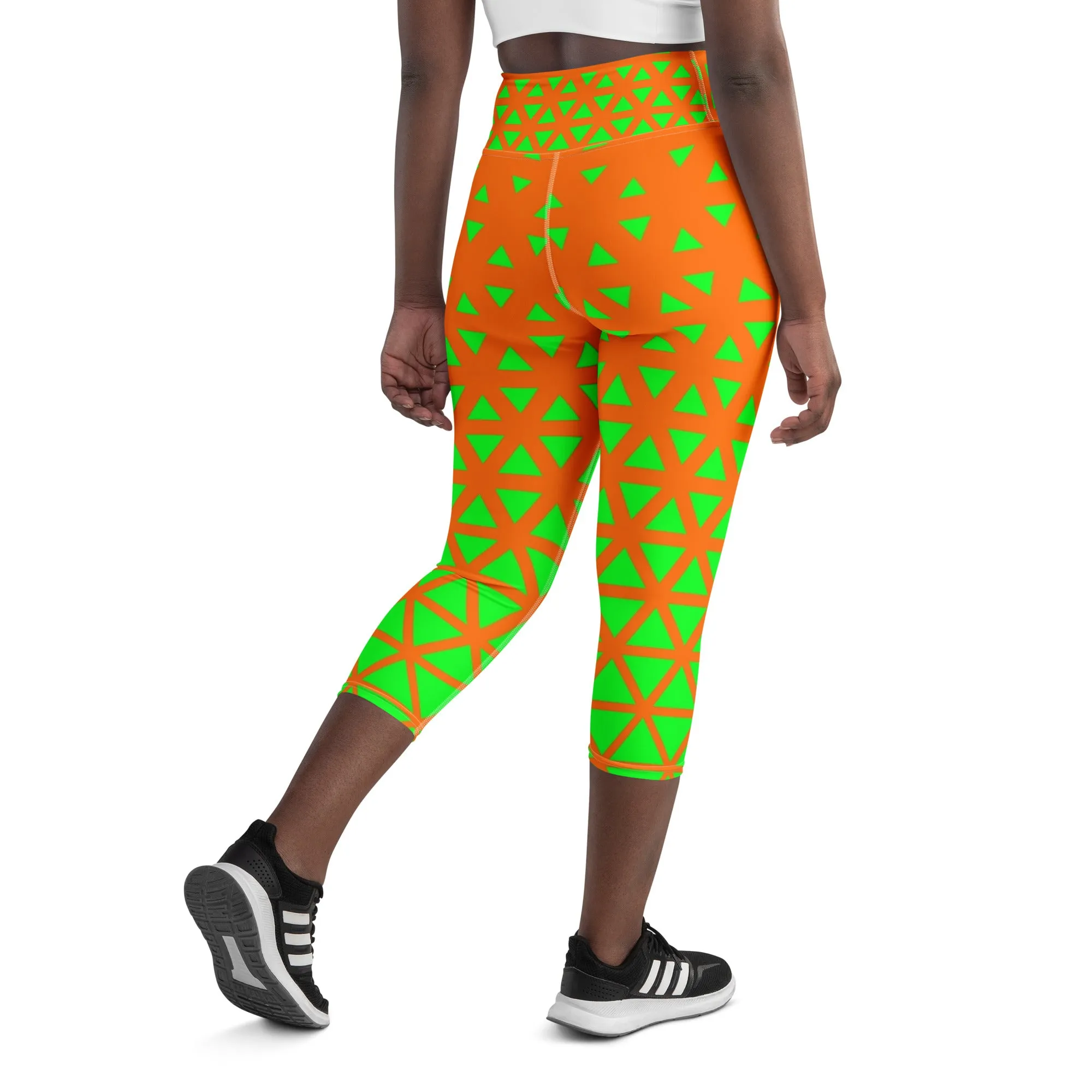 Lemon and Lime - Yoga Capri Leggings