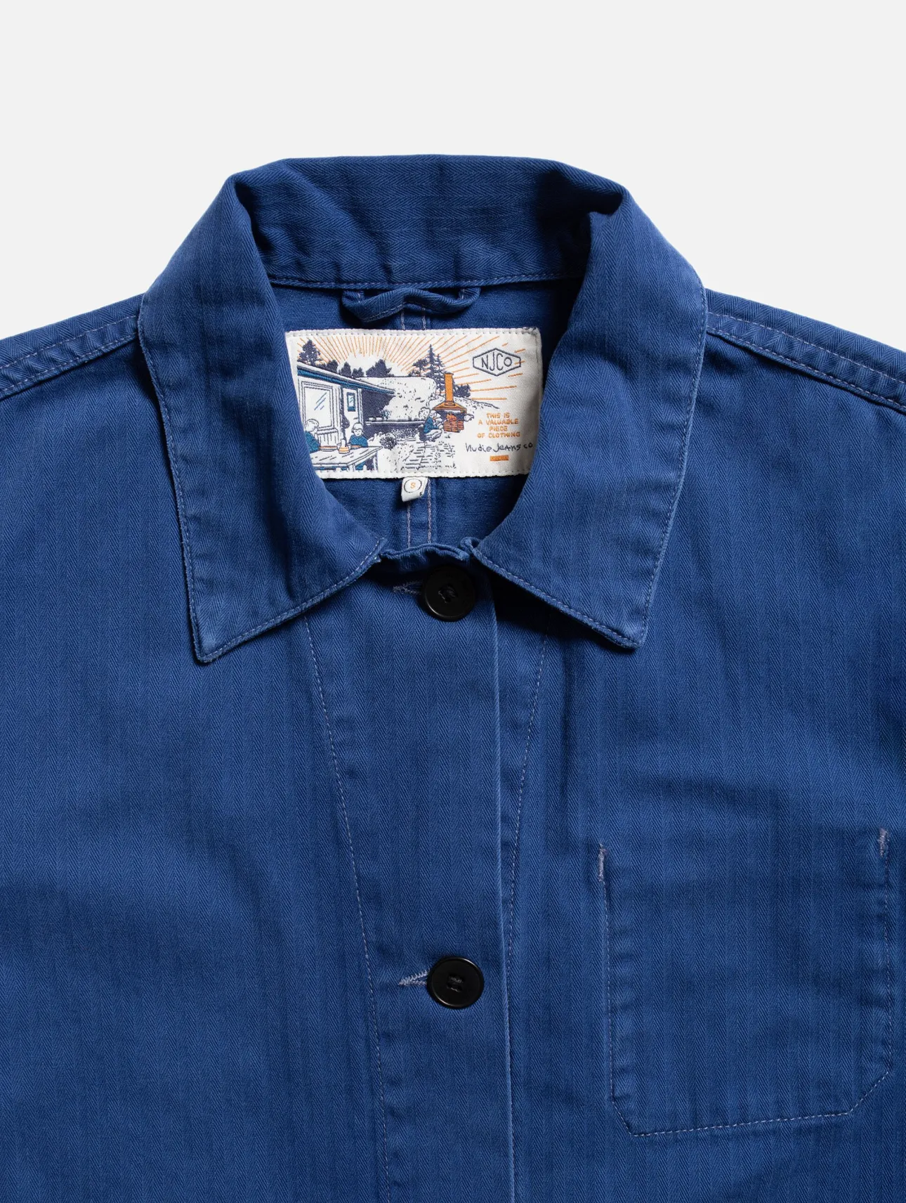 LOVIS HERRINGBONE - BLUE