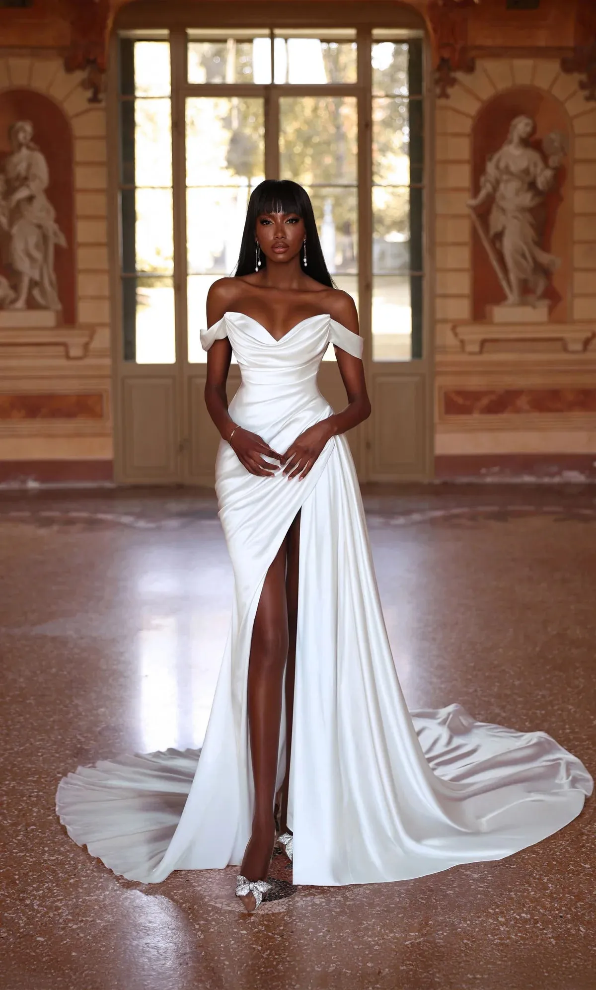 Satin Delilah Wedding Gown