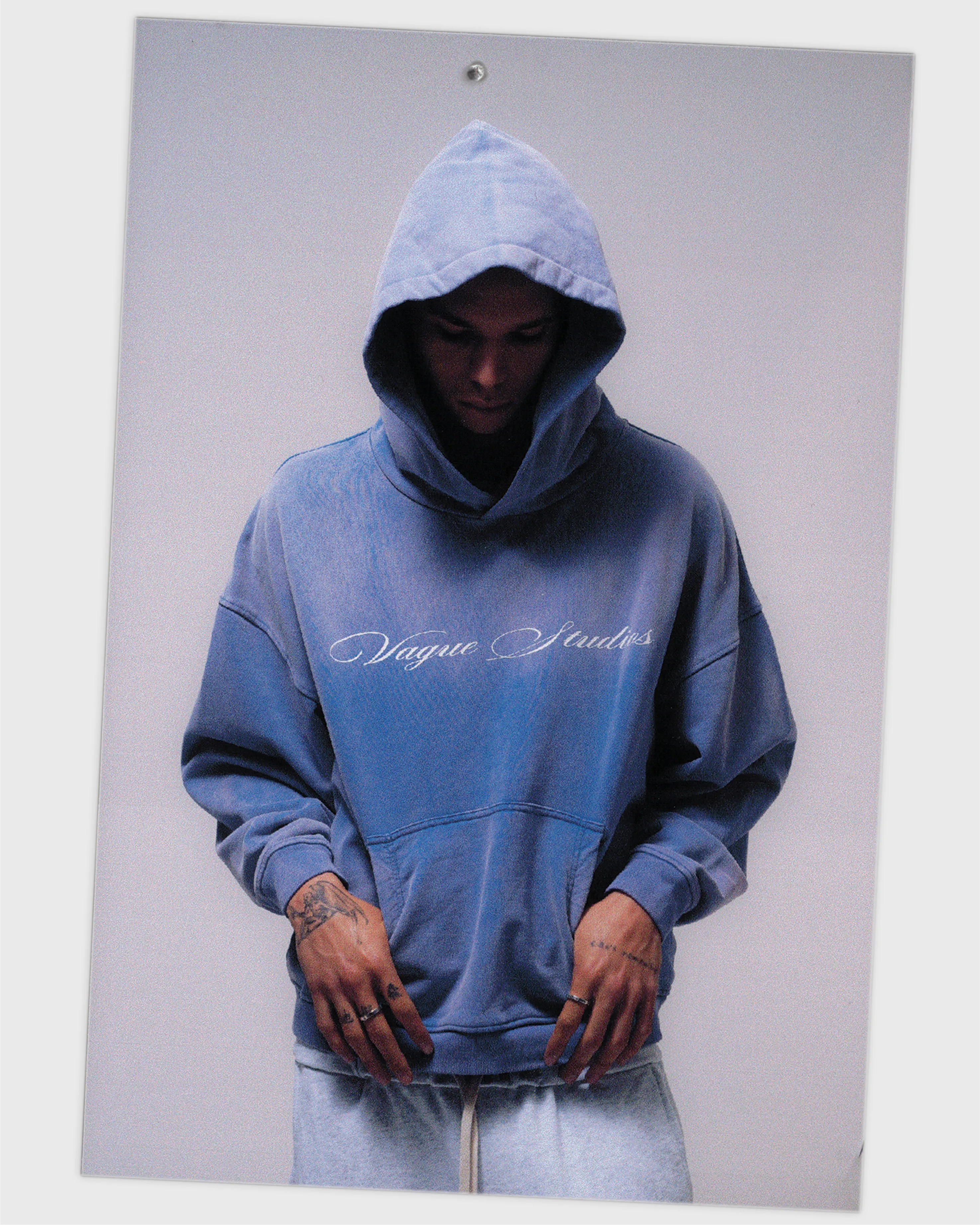 SCRIPT HOODIE [LILAC]