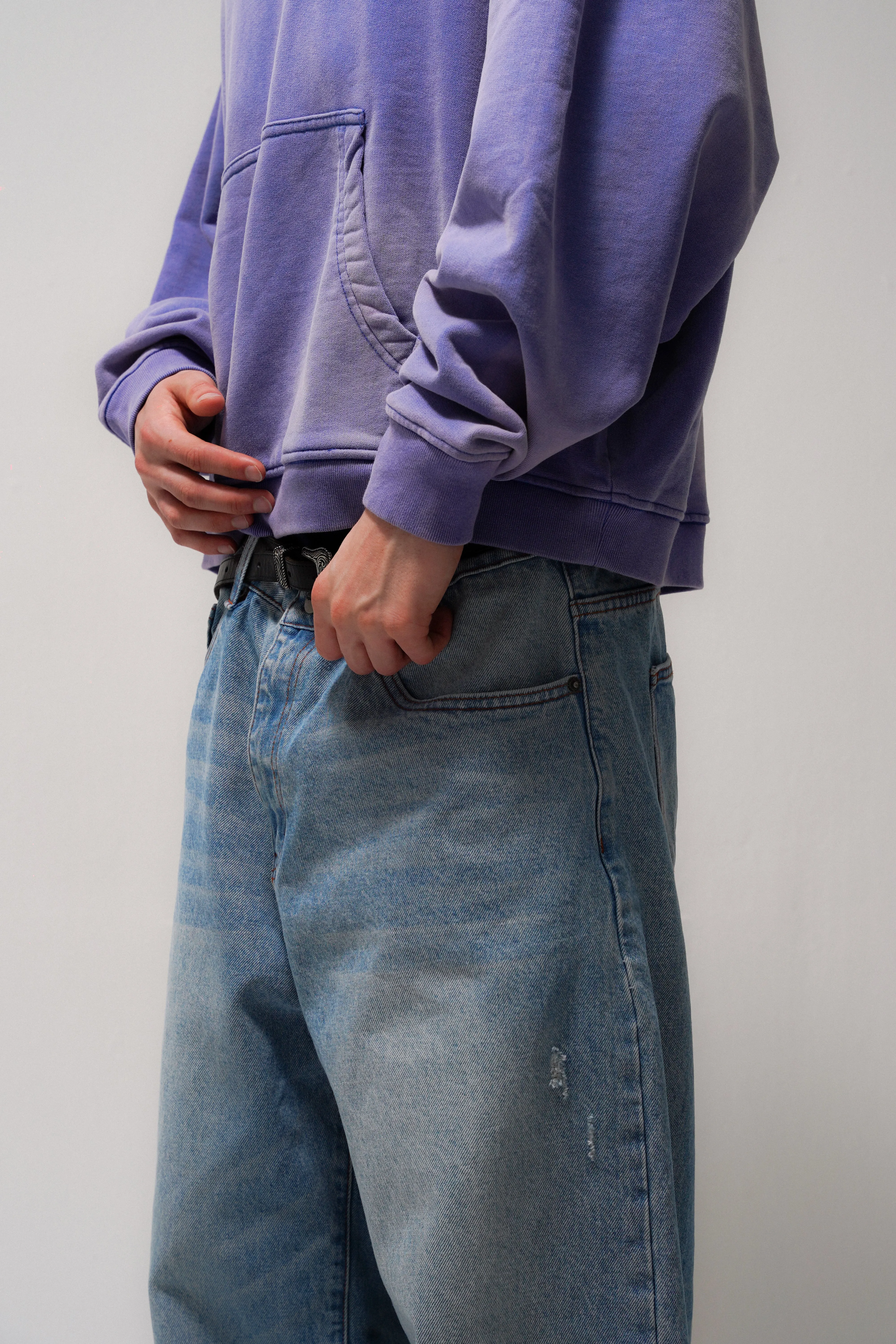 SCRIPT HOODIE [LILAC]