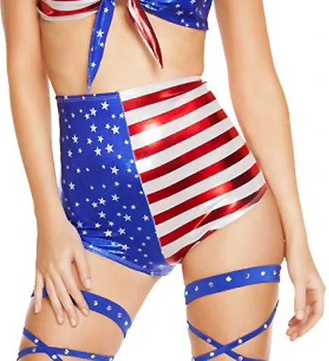 USA American Flag Pin-Up Costume 2-pc Set