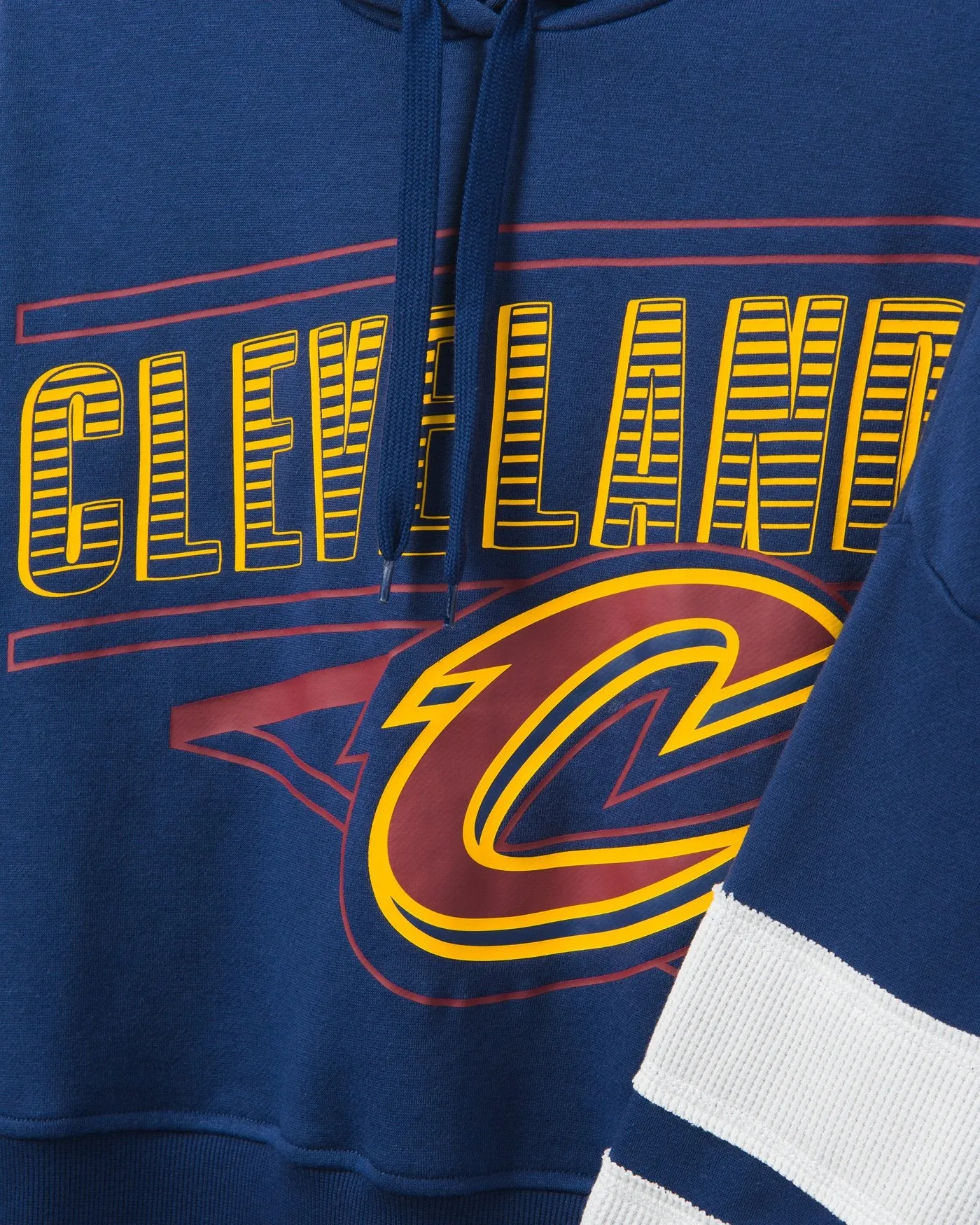 Women's Cavaliers Overtime Striped Fleece Hoodie