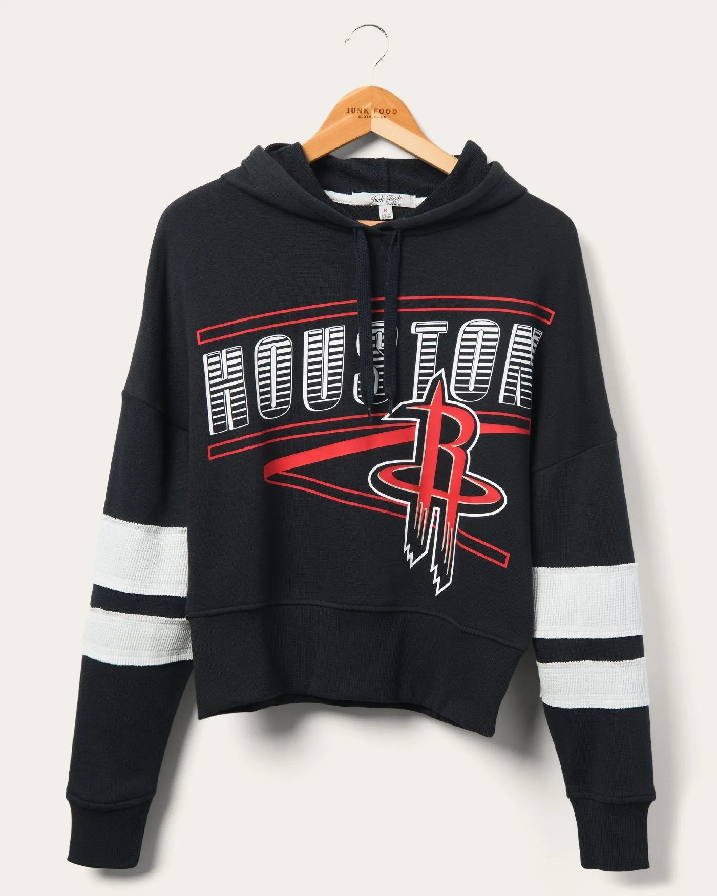 Women's Rockets Overtime Striped Fleece Hoodie